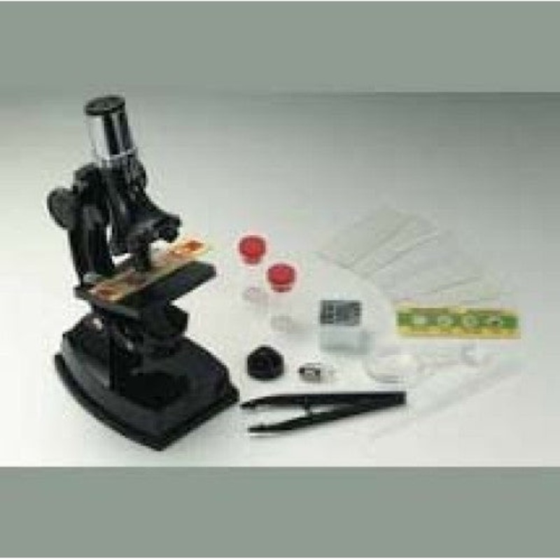 28003 – MICROSCOPE W/ILLUMINATOR 100X-300X-600X MAGNIFICATION
