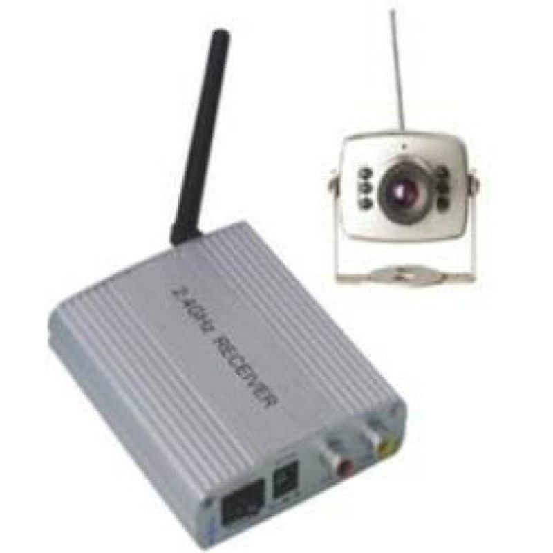 90811 – CAMERA SECURITY COLOR WIRELESS 2.4GHZ INFRARED CCTV 1/3 CMOS