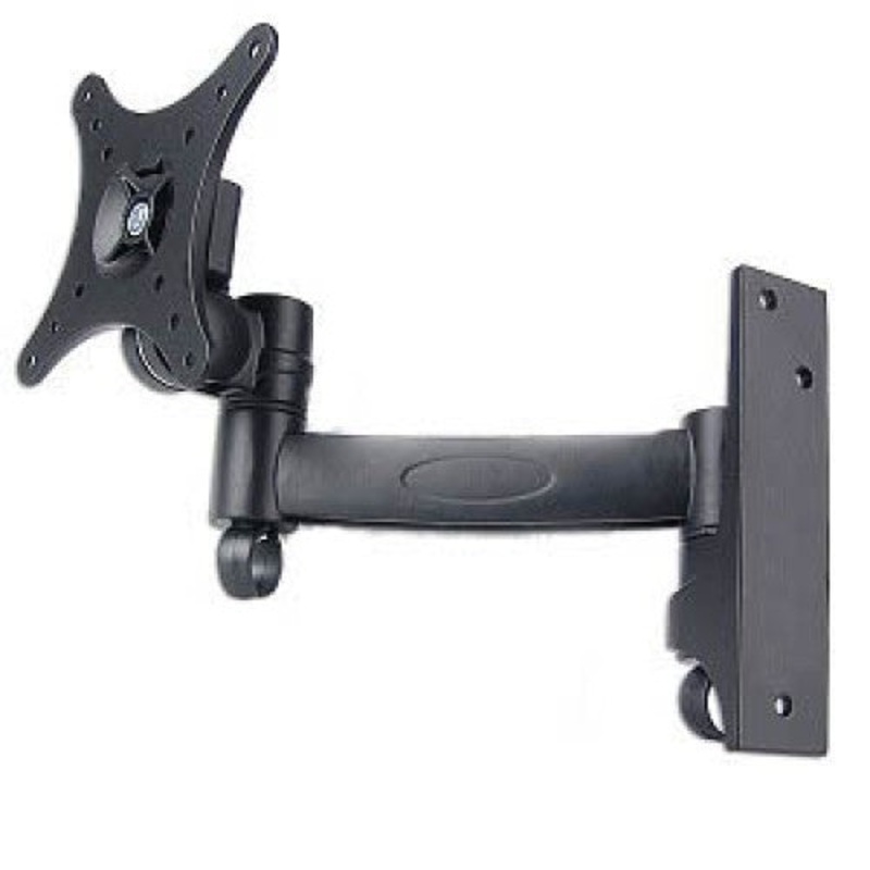 LCD271BLK – TV WALLMOUNT 10-24IN TILT/SWING FLAT PANEL 33LB BLACK