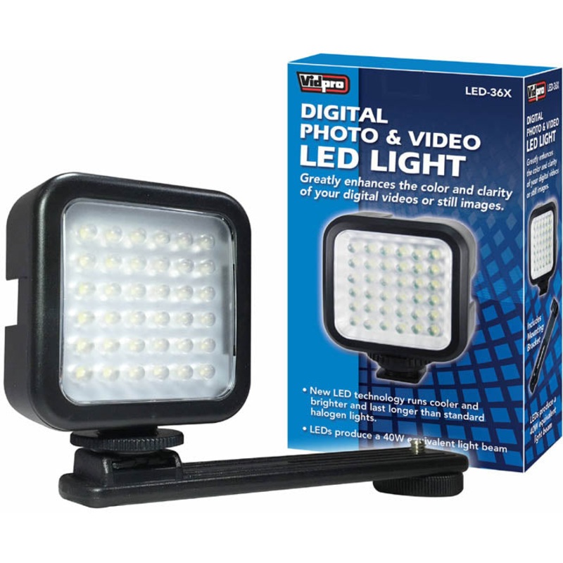 LED-36X – STUDIO LIGHT 36LED W/BRACKET