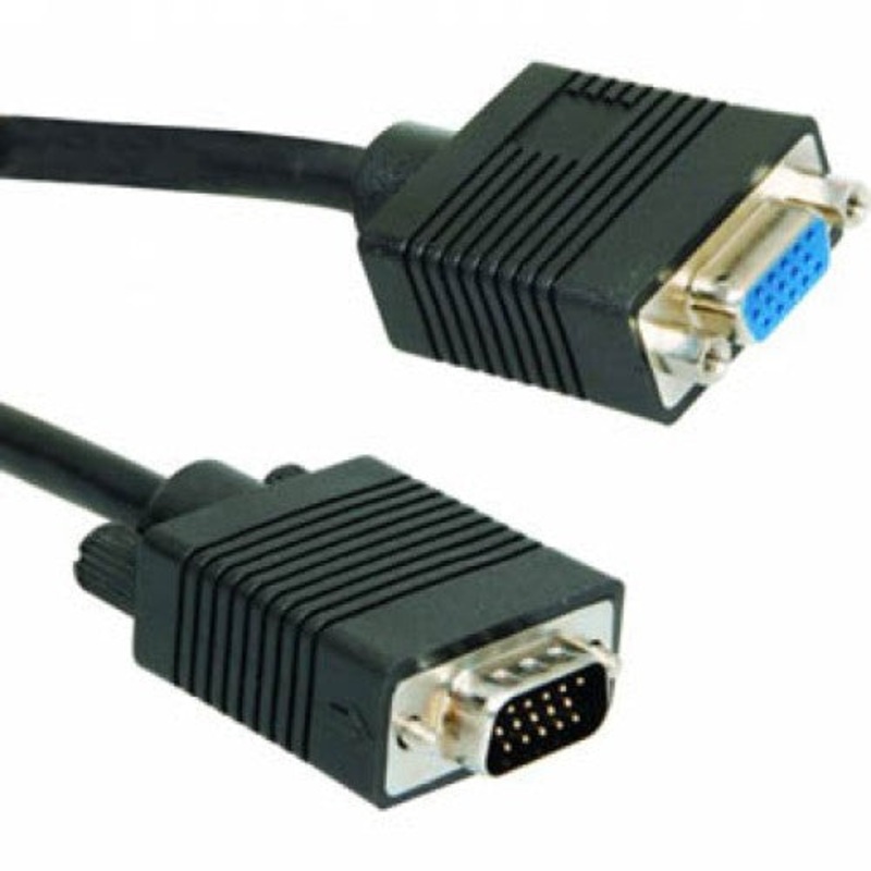 SCHD15MF25 – VGA EXT CABLE DBHD15M/F 25FT BLACK
