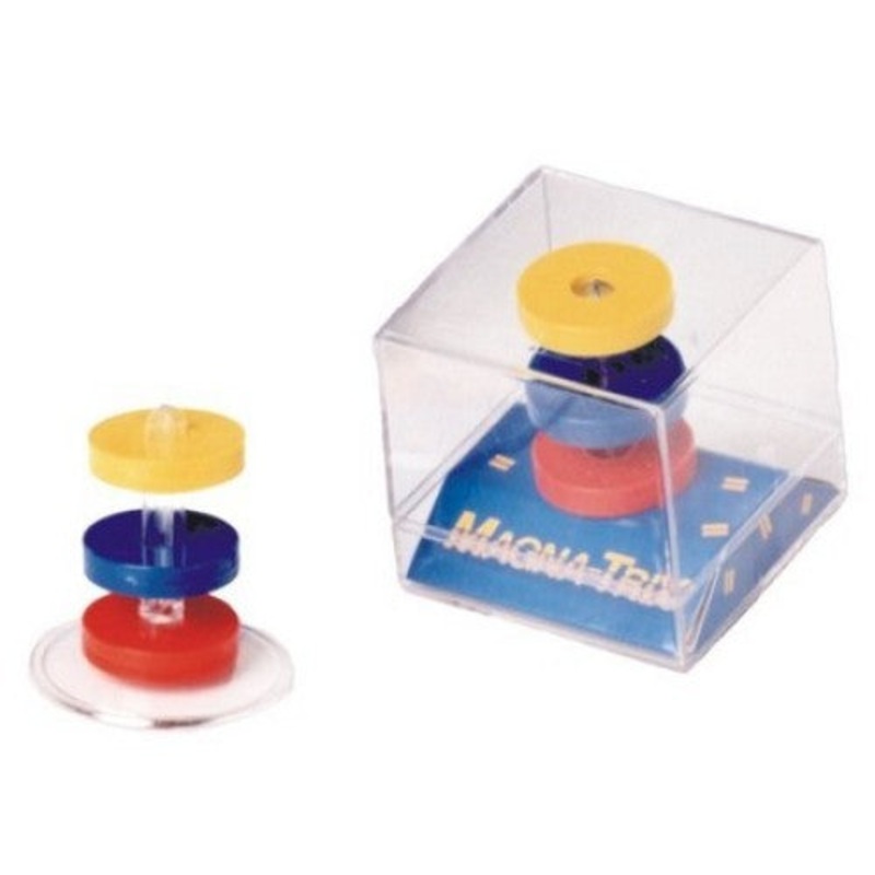 00015 – MAGNA-TRIX THREE MAGNET RINGS FLOAT LEARN MAGNETISM