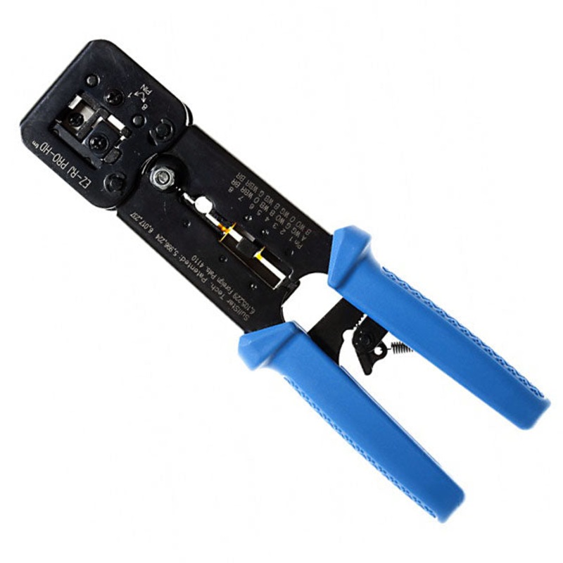 100054 – CRIMPER RJ45-EZ & EZ-RJ11/12 WIRE CUTTER & STRIPPER