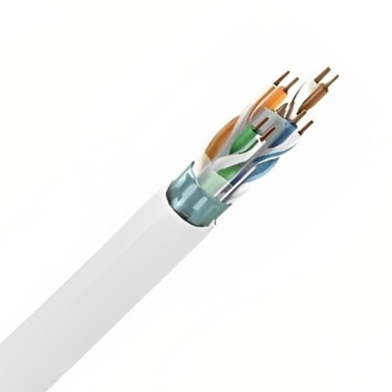2413F-9 – CABLE CAT6 FT6 SOL WHT SH 500FT 4PR 23AWG F/UTP CMP