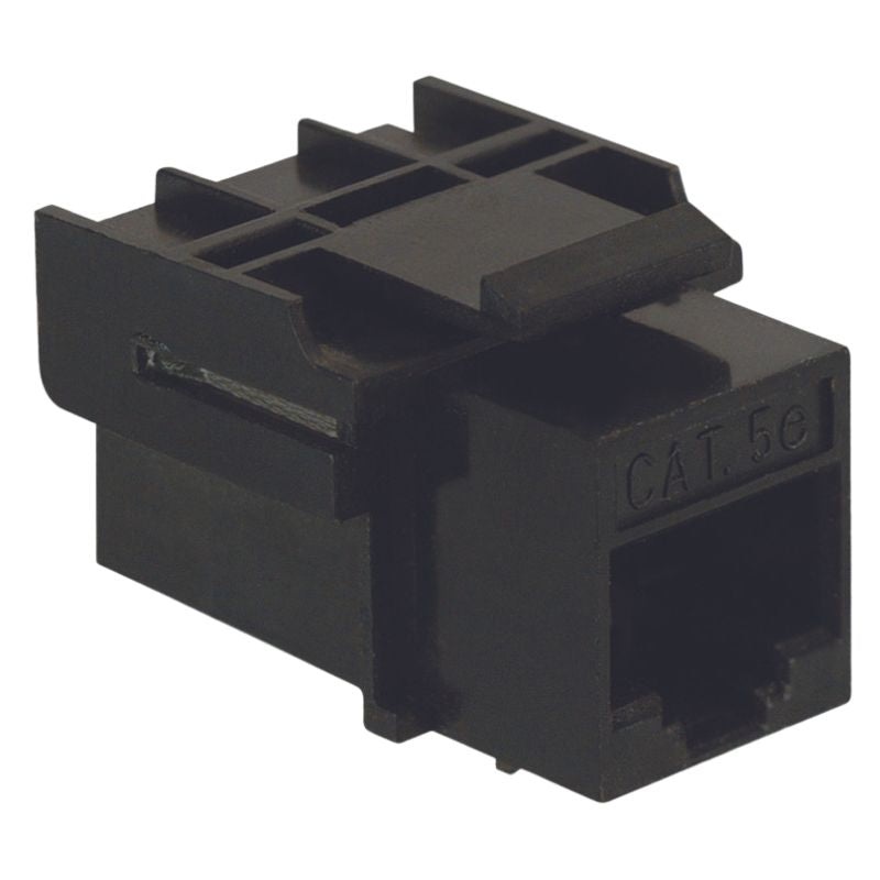 45-5439 – KEYSTONE COUPLER CAT5E BLK JK-JK