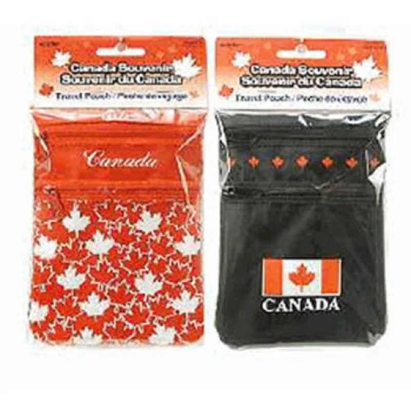 62149 – TRAVEL POUCH ASSORTED COLOURS CANADA SOUVENIR