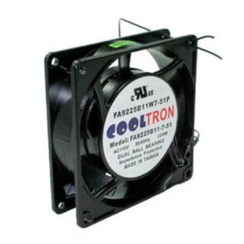 JTAF-2120A – FAN AC 115V 3.6X1IN BB 12/9W 25/34CFM MET WITH WIRE