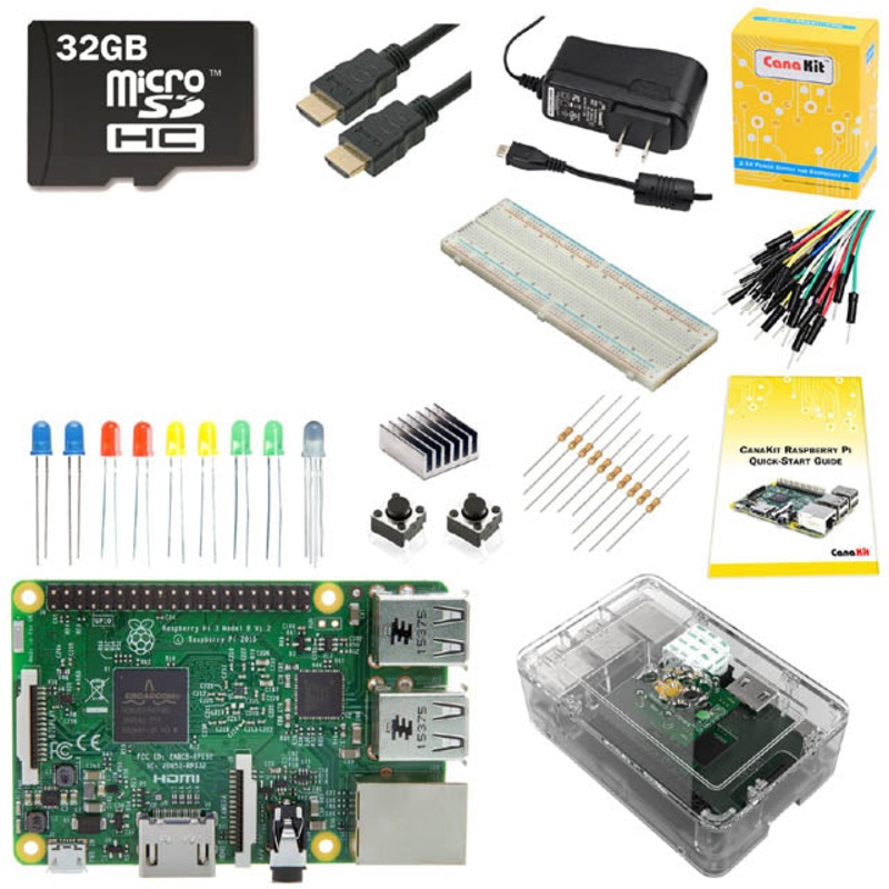 PI3-ULT32-C4-CLR – RASPBERRY PI 3 32GB STARTER KIT