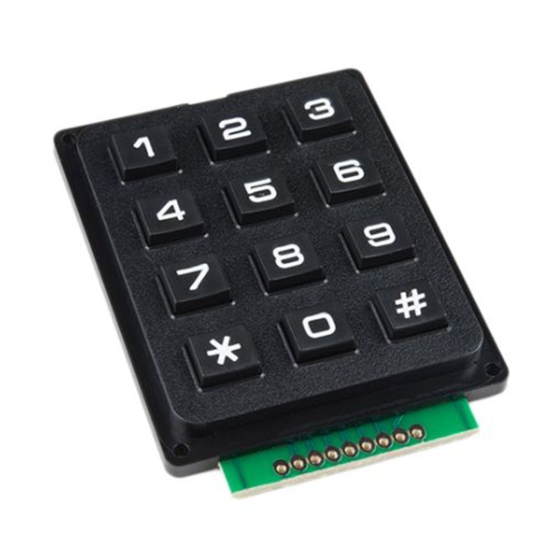 SPA-4317 – KEYPAD 4X3 KEYS 12 KEYS MEMBRANE SWITCH ABS PLASTIC