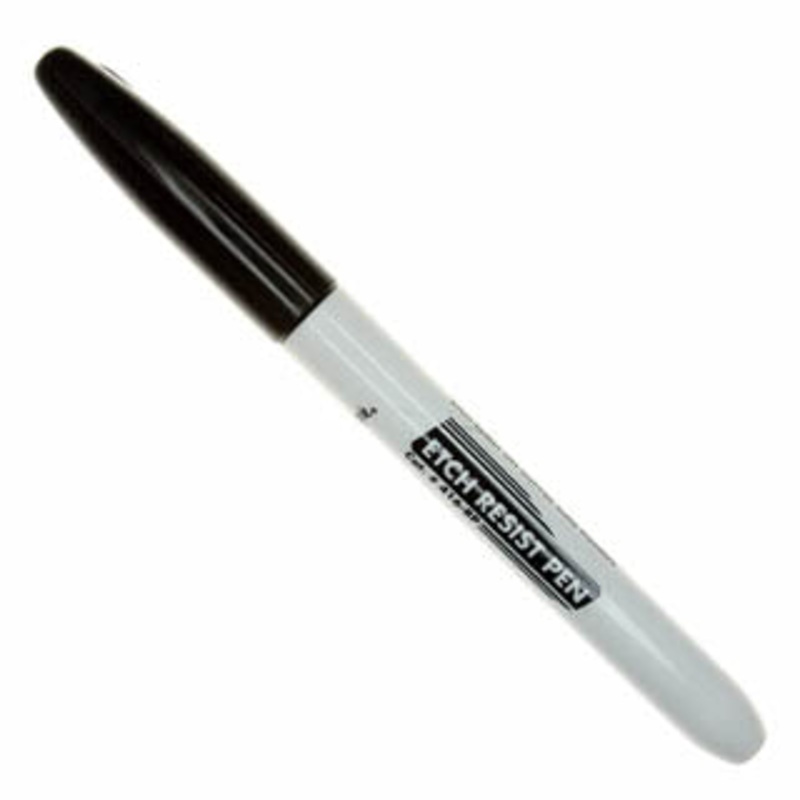 22-0222 – ETCH RESIST INK PEN 1/64INCH BLACK FELT POINT 1/64′ WIDE