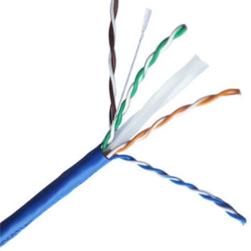 77-240-2B – CABLE CAT6 FT6 SOL BLU 1000FT UTP 4P/23AWG CMP PLENUM