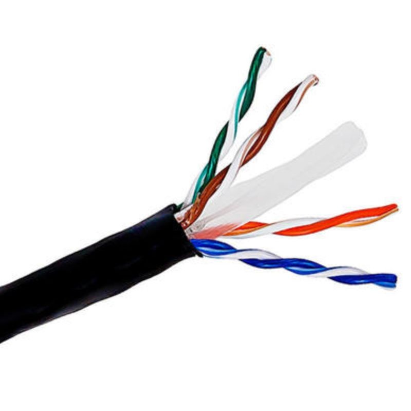 77-246-EB-716FT – CABLE CAT6 FT6 SOL BLK 716FT CMP PLENUM 4PR/23AWG