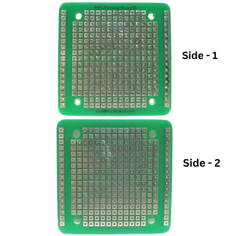 882-390202 – PCB ETCHED DS 2X2IN 1 HOLE PADS TINNED 0.1IN PITCH