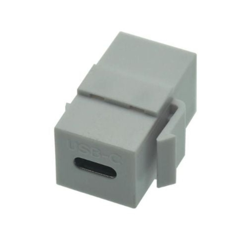 AGJ-461 – KEYSTONE COUPLER USB C-C JK-JK WHITE WALLPLATE INSERT USB3.1