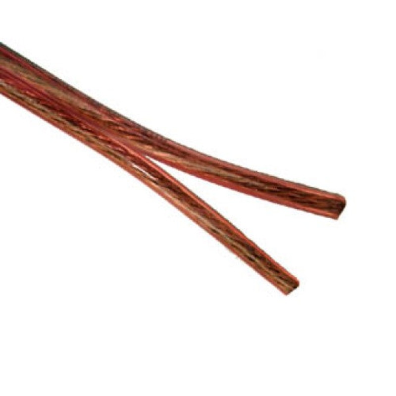 SP14-25 – SPEAKER WIRE AWG 14 STD 25FT CLEAR OFC COPPER