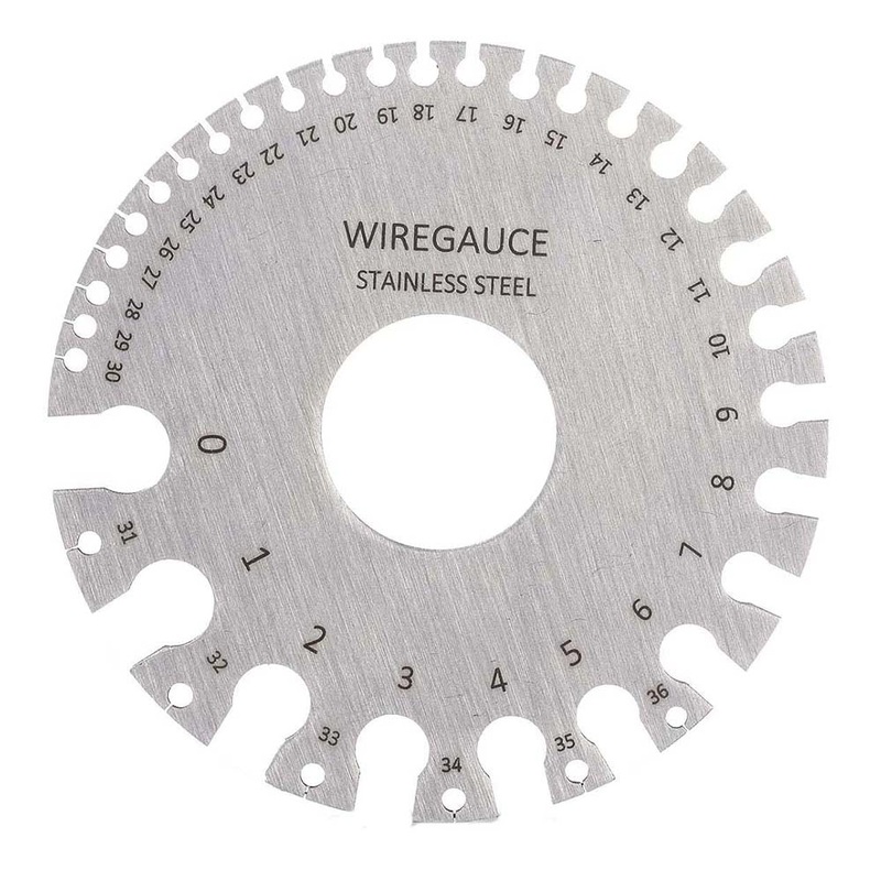 TJB-301A – WIRE GAUGE 36AWG TO 0AWG MEASURING TOOL STAINLESS STEEL