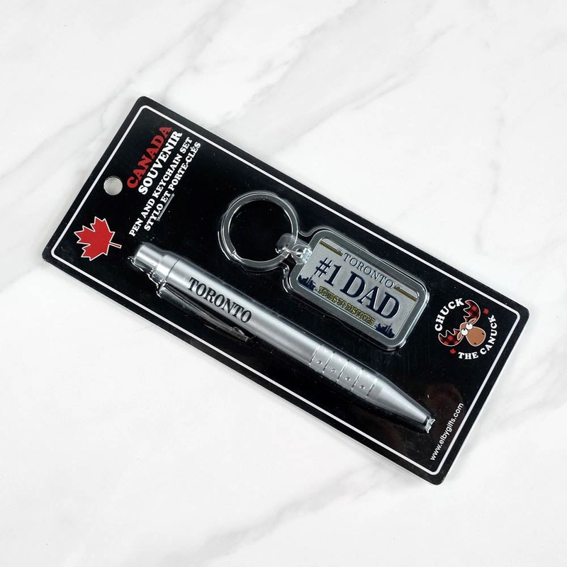02-0302 – TORONTO SOUVENIR #1 DAD KEYCHAIN AND PEN SET