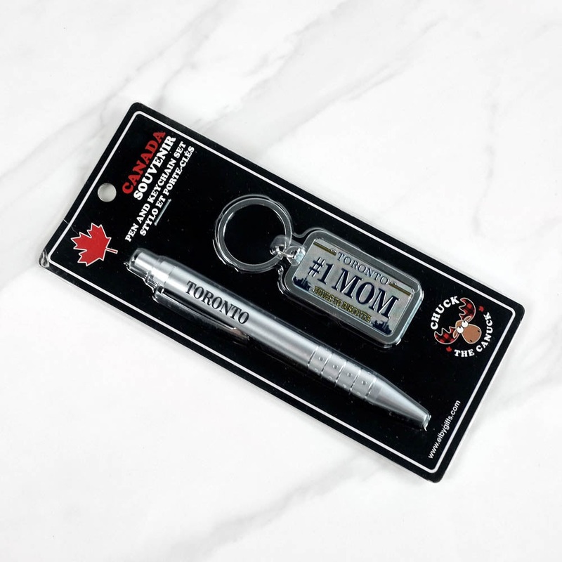 02-0303 – TORONTO SOUVENIR #1 MOM KEYCHAIN AND PEN SET