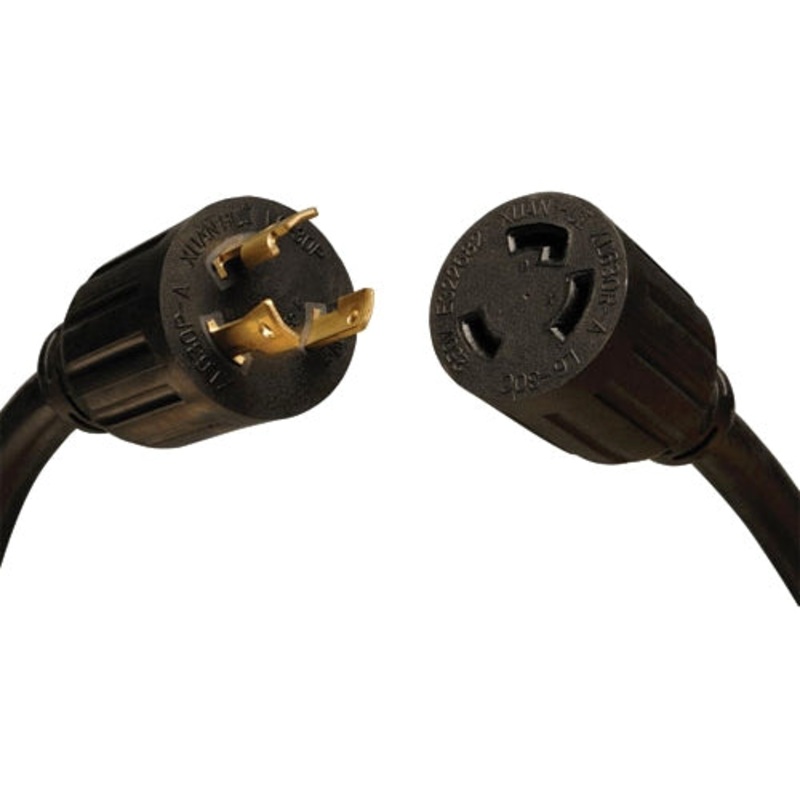 40326-25 – INST CORD 3/10 25FT 250V 30A BLK SJT L6-30P/L6-30R