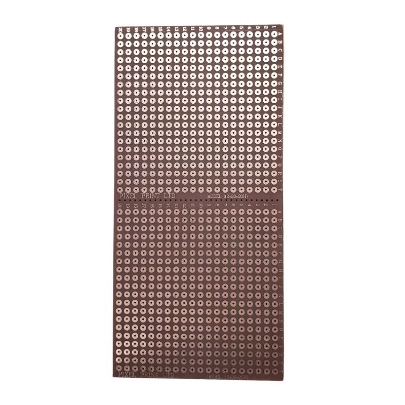 880-360307 – PCB ETCHED SS 3INX7IN 1HOLE/PAD COPPER 0.15IN PITCH