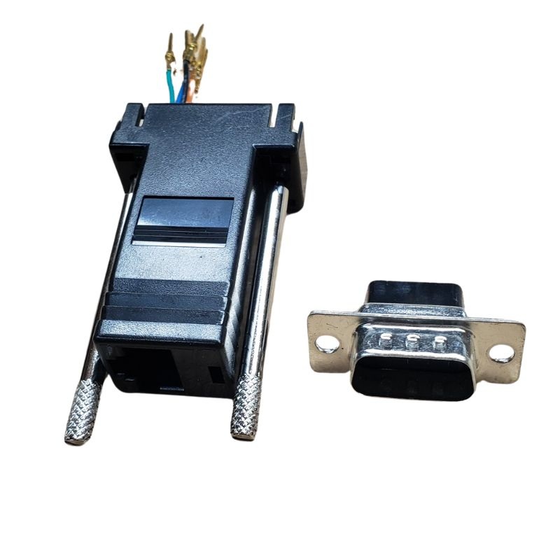 ADD-1176F – MODULAR ADAPTER DB9M/RJ45 8P8C BLACK