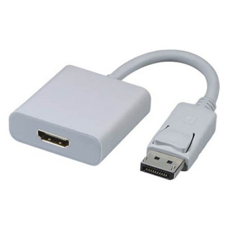 ARWB-7322A – DISPLAYPORT MALE-HDMI FEMALE 6IN WHT PASSIVE ADAPTER