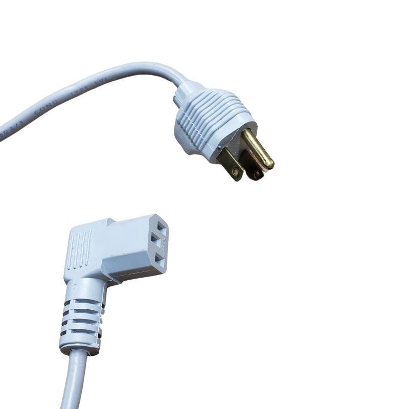 PYEH-1307 – INST CORD 3/18 6FT RND RA RECTAP gry SvT PLUG 5-15P TO FEMALE C13