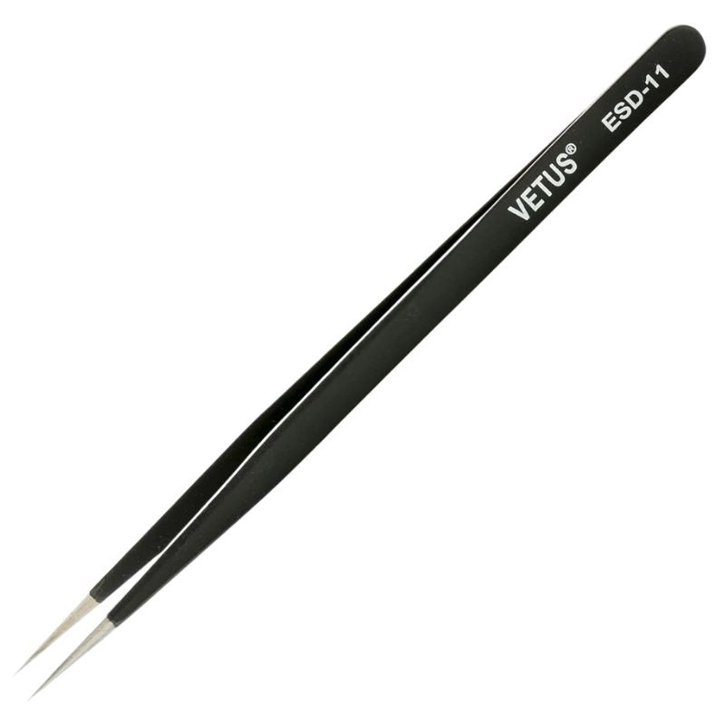 TOOTW-060611 – TWEEZER METAL 5.6IN STRAIGHT STD TIP ST-11 ANTISTATIC SAFE