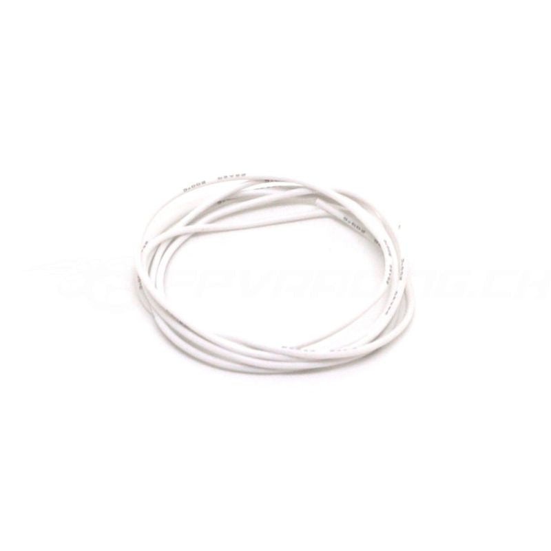 WIRSI-001882 – WIRE SILICON 26AWG 6FT WHITE -60C TO 200C