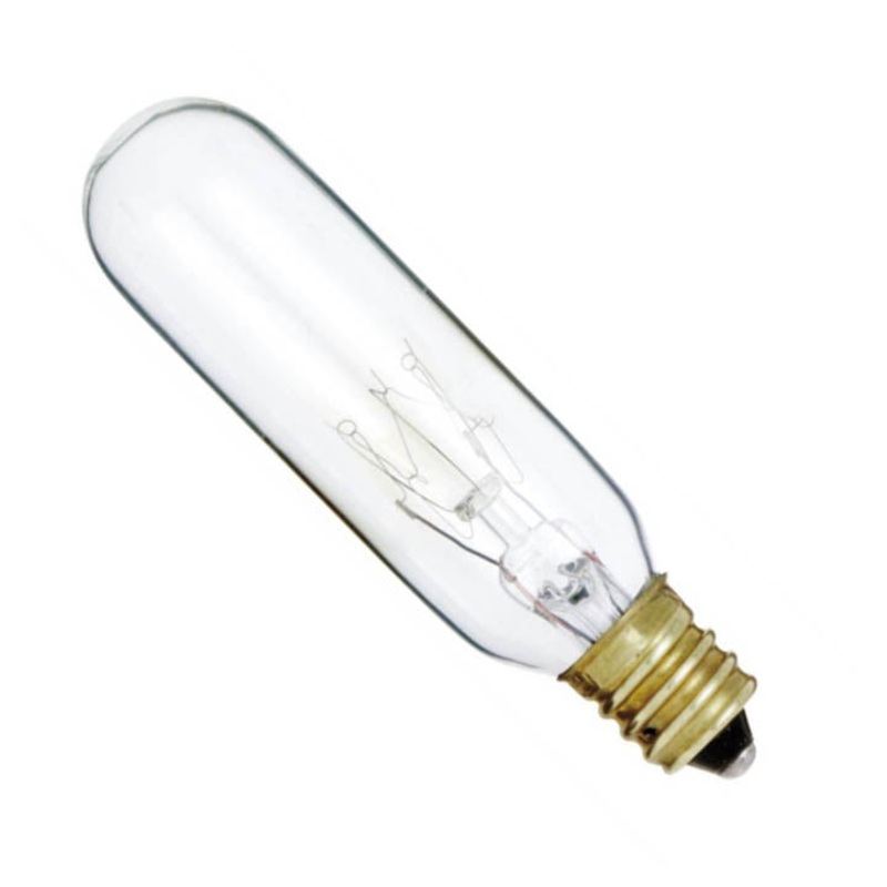 15T6/CAN/CL 145V – BULB SCREW 145V 100MA T6 E12 CANDELABRA 19MMX76MM CLEAR