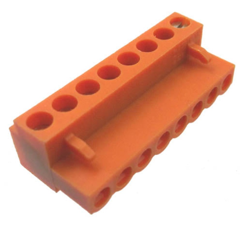 1716380000 – TERM BLOCK 8P FEM PLUG RA 5.08MM 26-14AWG 10A/300V 9.1MM WIDE