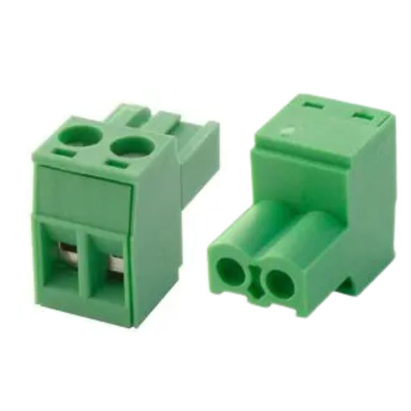 1779835 – TERM BLOCK 2P CLAMP RA 5MM FEM PLUGGABLE GRN