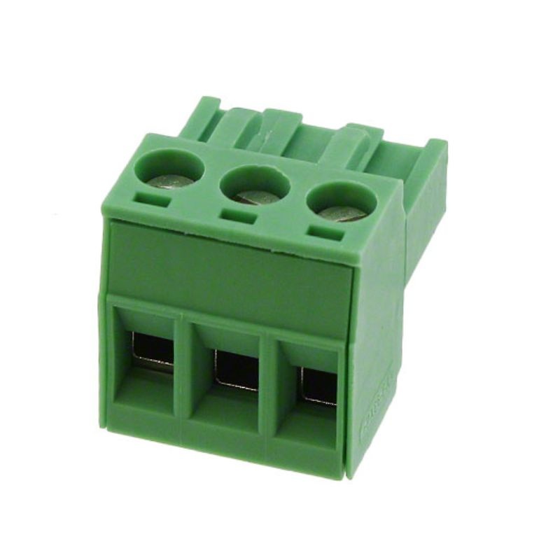 1779990 – TERM BLOCK 3P CLAMP RA 5MM FEM PLUGGABLE