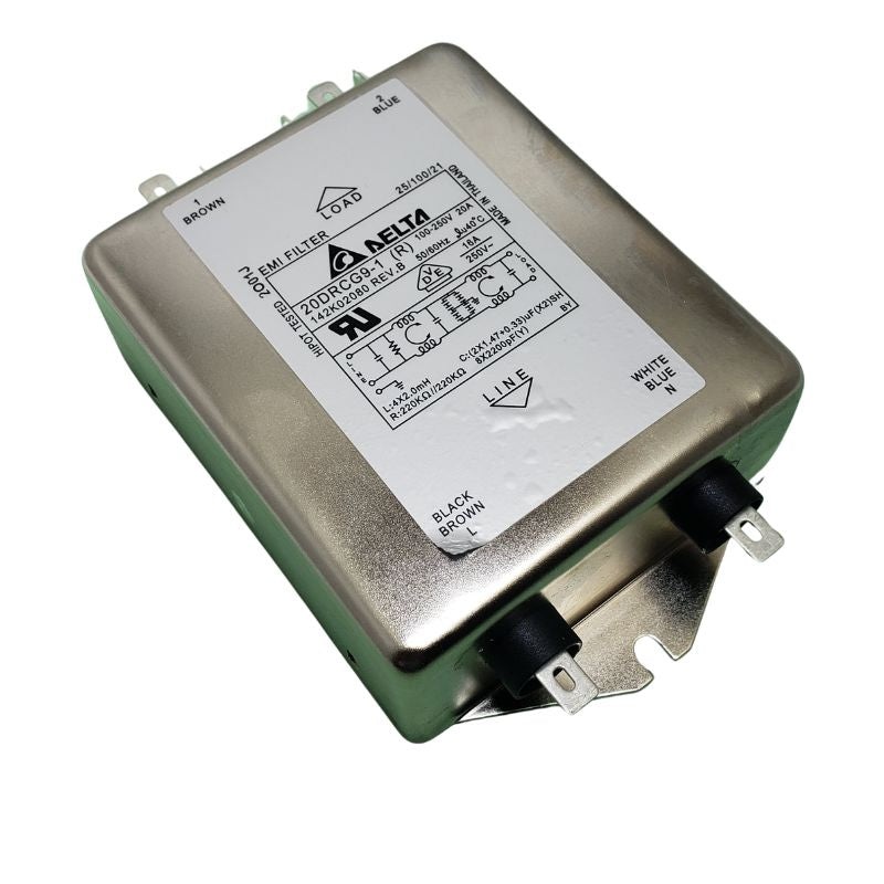 20DRCG9-1 – EMI FILTER 100-250V 20A 50/60HZ 40C