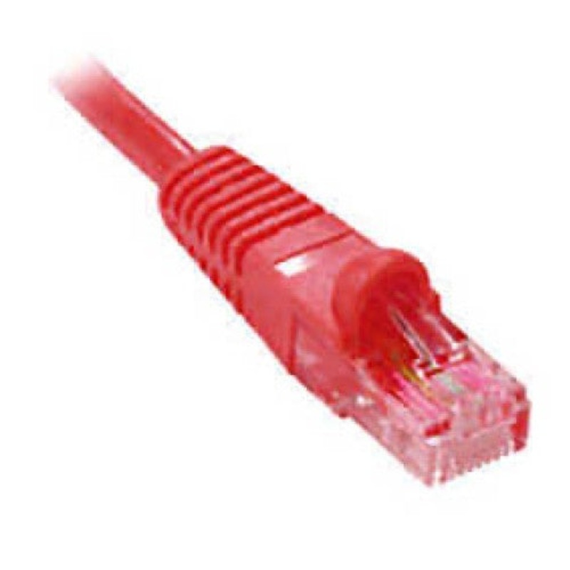 C-03-CAT6XR – PATCH CORD CROSS CAT6 RED 3FT SN SNAGLESS BOOT