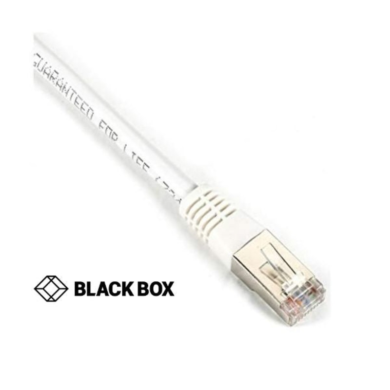 C5EPC70S-WH-25 – PATCH CORD CAT5E WHT 25FT SHIELD BOOT F/UTP