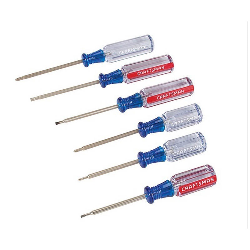 CMHT65043 – SCREWDRIVER SET PHILIPS/SLOT 6PCS/SET JEWELERS SET