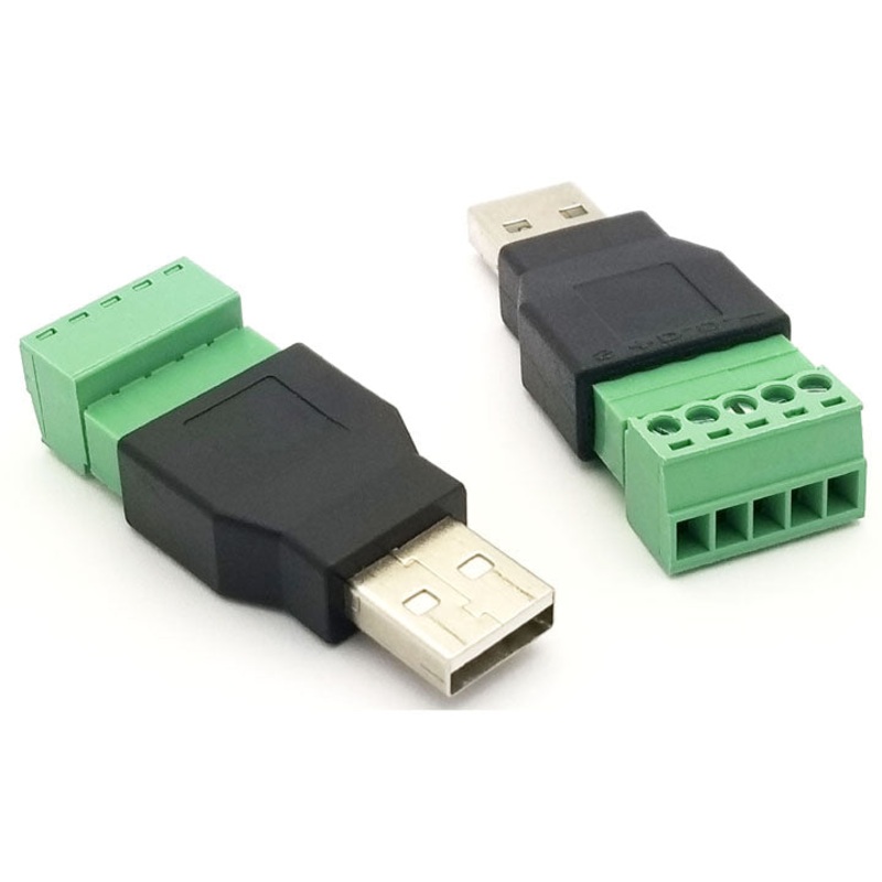 CV051 – USB ADAPTER A MALE TO 5PIN SCREW TERMINAL