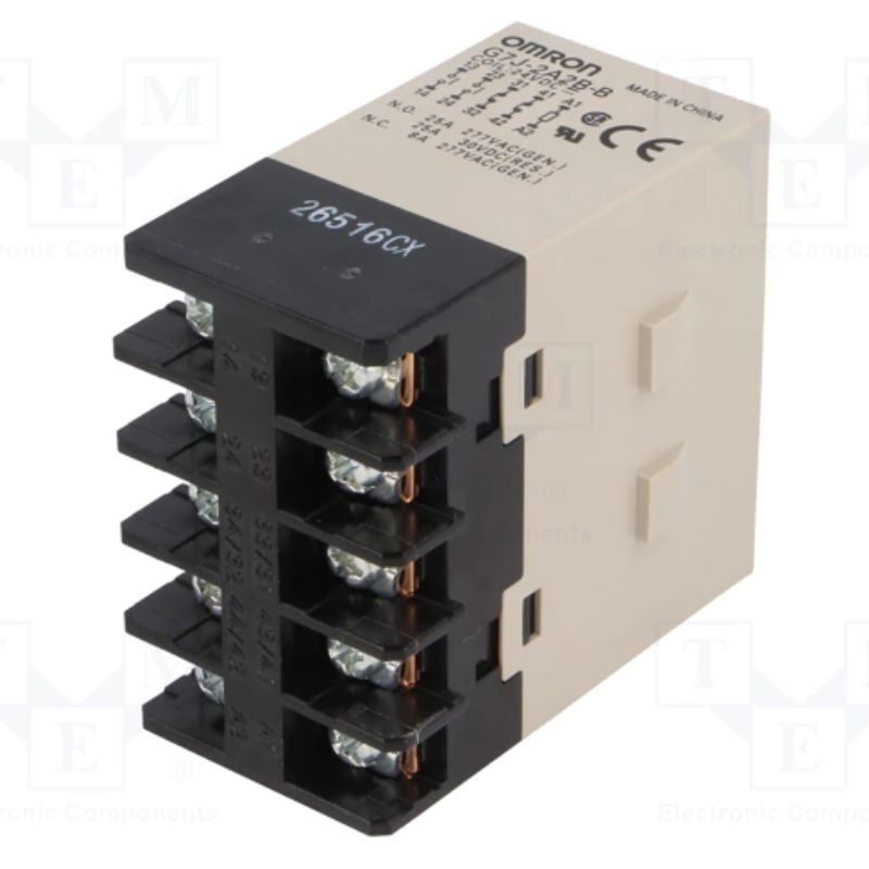 G7J-2A2B-B-AC100-120 – RELAY AC 100-120V 2P1T 25A 10P 25A/277VAC SCREW MT