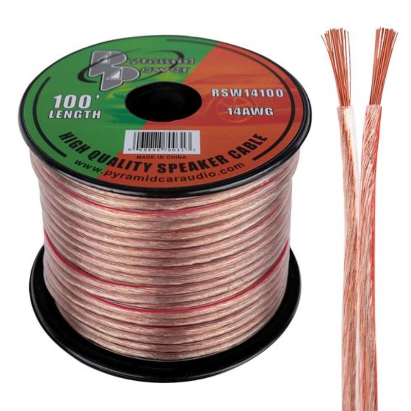 RSW14100 – SPEAKER WIRE AWG 14 STD 100FT