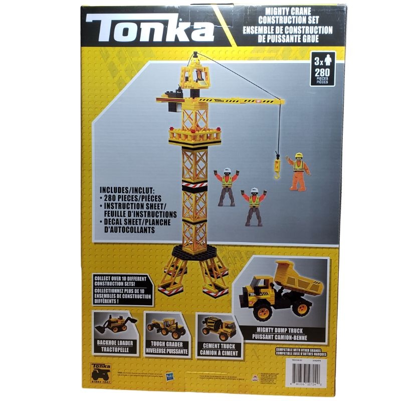 TK3524-02 – TONKA MIGHTY CRANE CONSTRUCTION SET 280PCS/SET