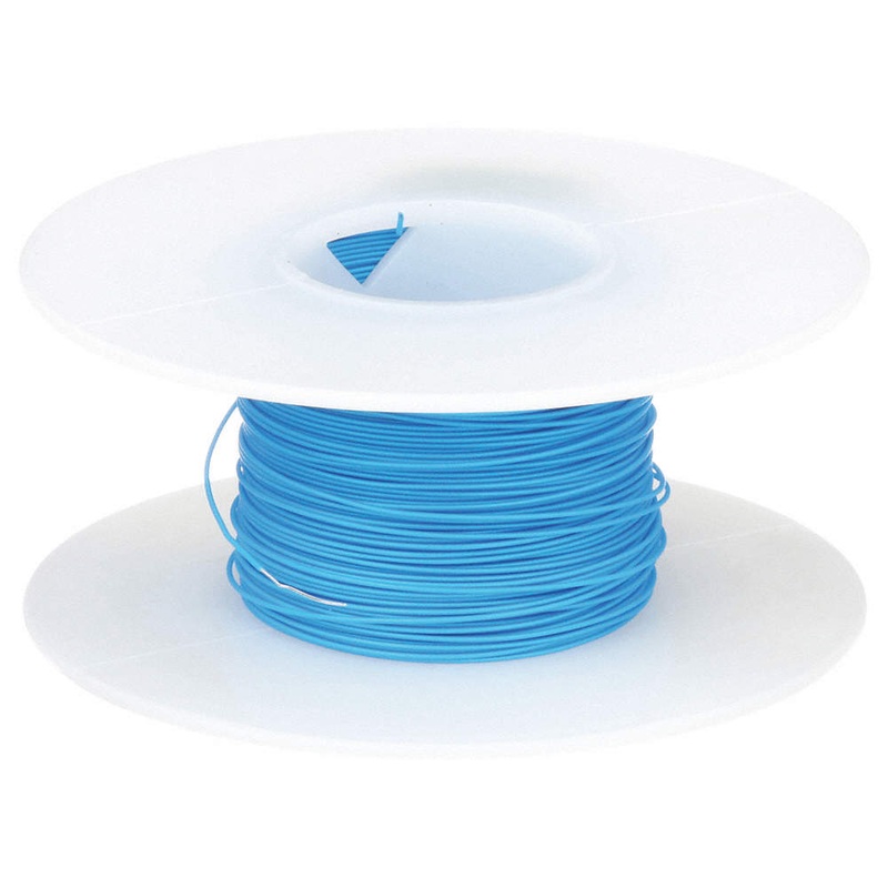 WBH-1415 – WW WIRE 30AWG SOLID 100FT BLUE