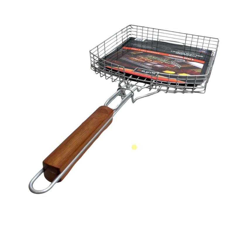 06041Y – GRILLING BASKET OVERSIZED 13X12X2.25IN W/HANDLE