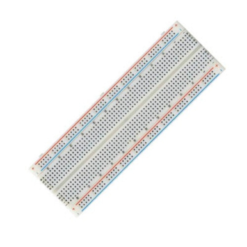 26095 – BREADBOARD 2 STRIP 2.1X6.4IN 830 TIE POINTS W/METAL PLATE