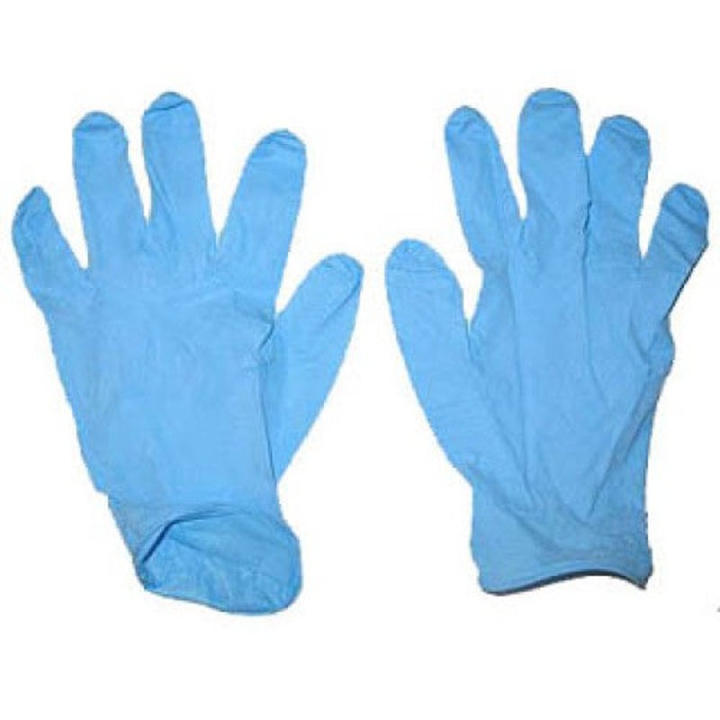 400490-MEDIUM – GLOVES NITRILE DISPOSABLE BLUE POWDER FREE NON-STERILE (100 pcs/pkg)