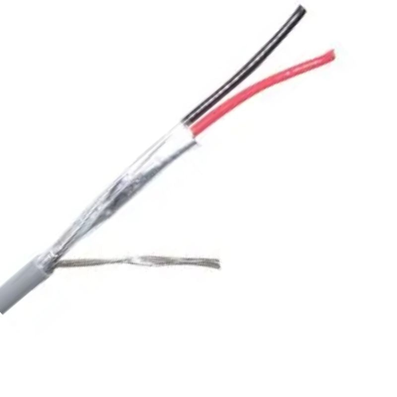 6500FE877U986 – CABLE 2C 22AWG STR SHLD 986FT CMP PLENUM NATURAL COLOR JACKET