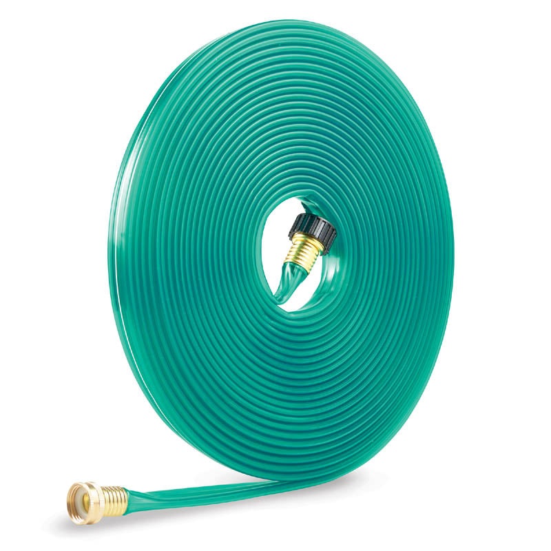 7142 – GARDENING SOAKER SPRINKLER HOSE 5/8IN GREEN 50FT 2-IN-1