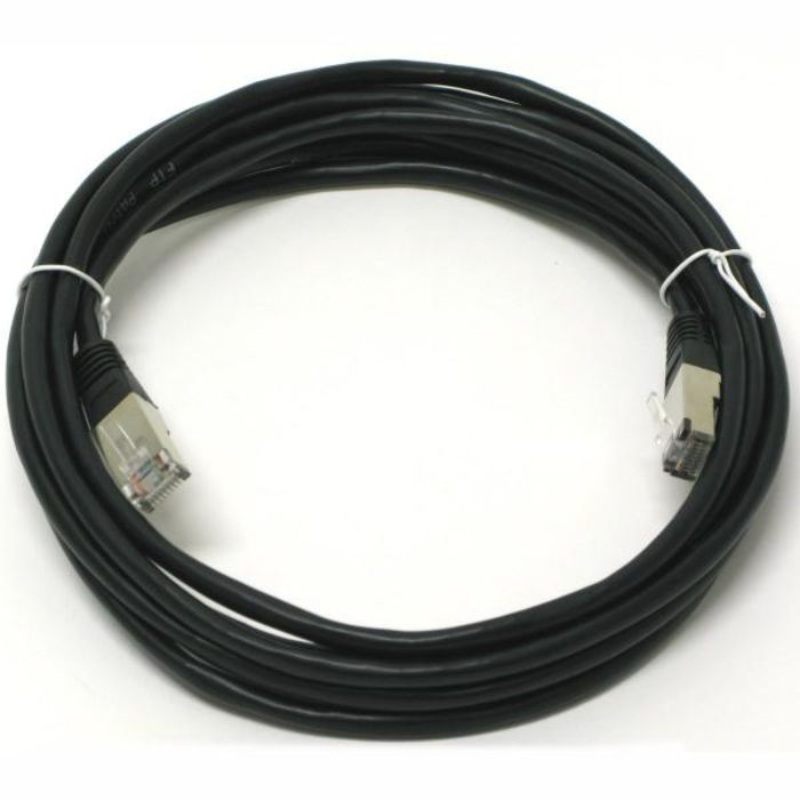 C-10BKFTPOEM – PATCH CORD CAT6 BLK 10FT SHIELD GIGABIT
