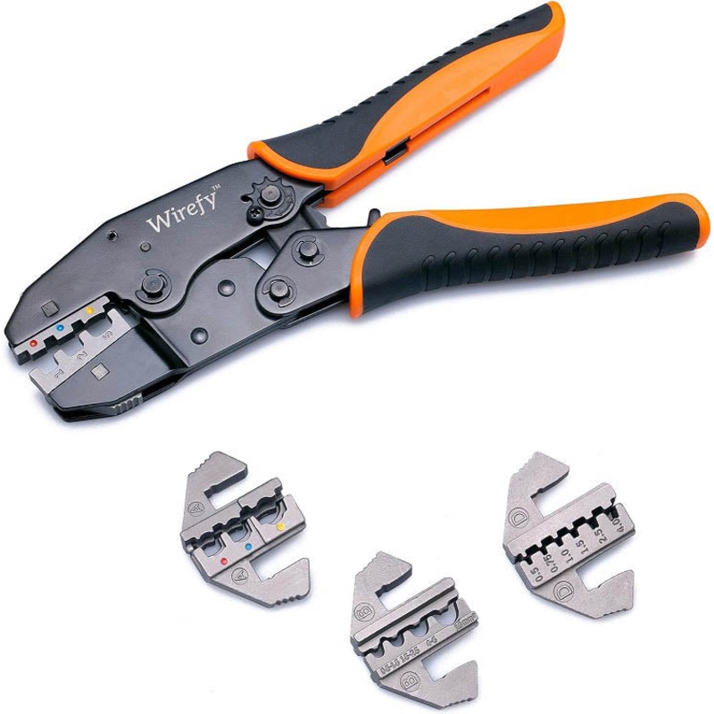 CRMP-AA5BD – CRIMPER RATCHET 5PCS TOOL KIT HST NYLON NON-INSULATED FERRULE