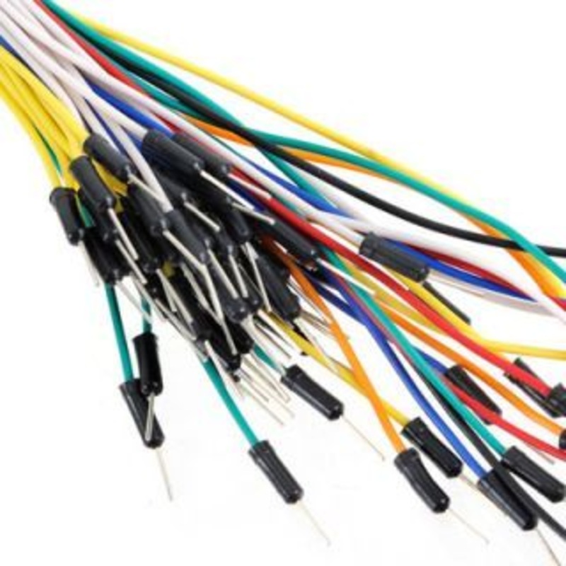 PRT-11026 – JUMPER WIRE MALE MALE 6INCH 24AWG ASSORTED COLOR 30PCS/PKG